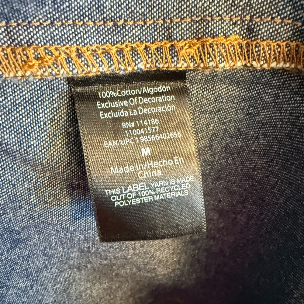 Frye Blue Denim Mini Dress - Picture 4 of 4